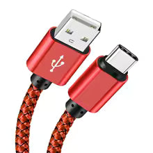 Type C PowerNest Braided Rope Charger — iPhone/Android