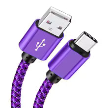 Type C PowerNest Braided Rope Charger — iPhone/Android